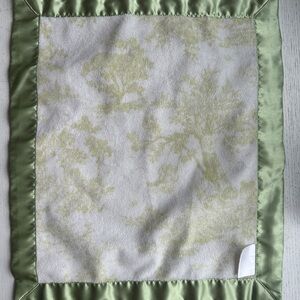 Swankie Blankie Lovie - Green and White